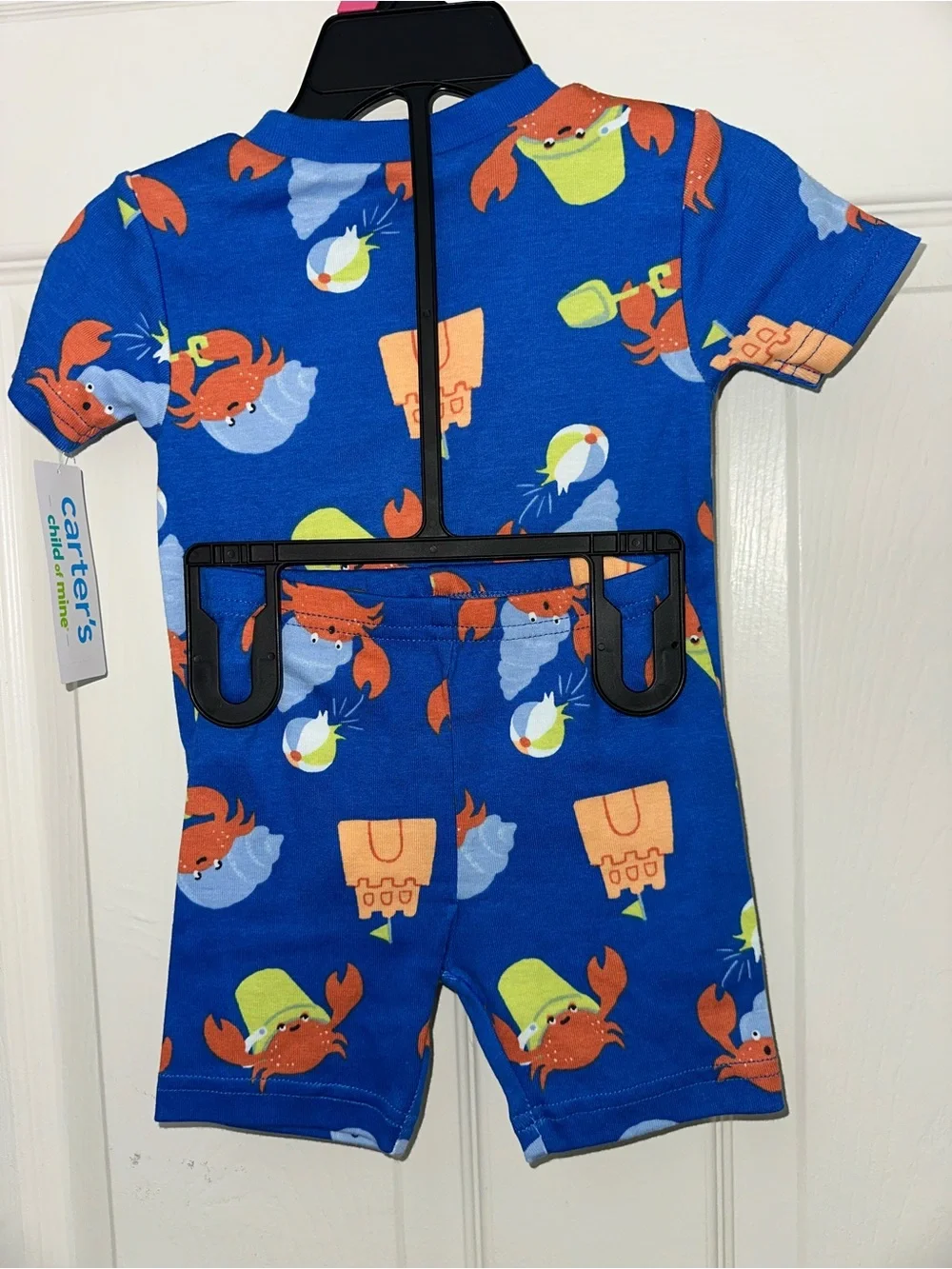 Carter's Blue Crab Print Two-Piece Pajama Set